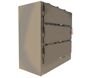 NE-303 L Cámara de conservación (3 cuerpos-3 puertas lateral)